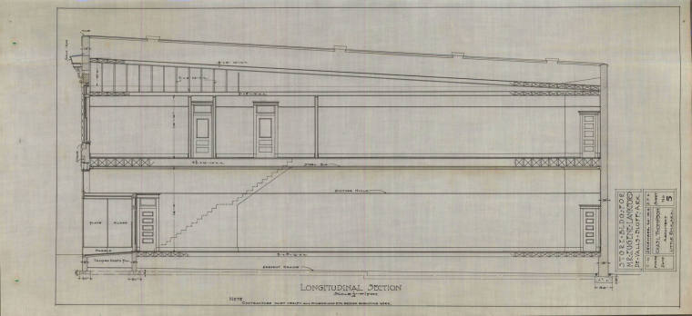 Drawing, Thompson Architectural - Eugene Lankford, DeVall's Bluff