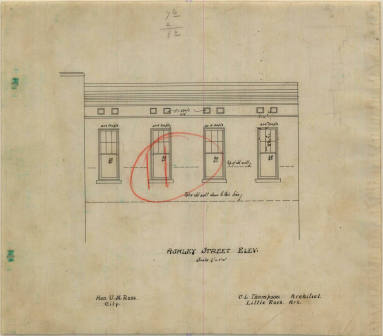 Drawing, Thompson Architectural - U.M. Rose, Little Rock