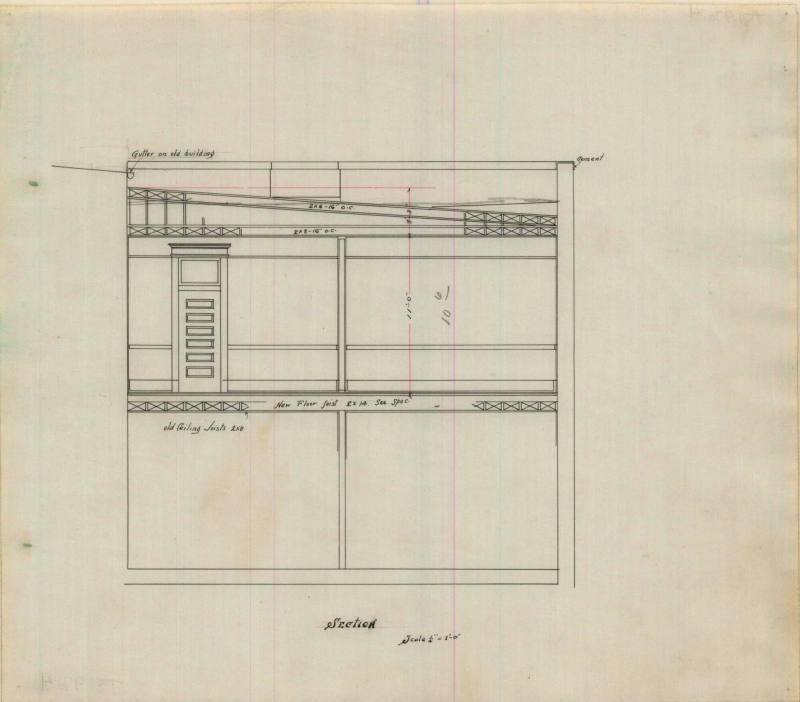 Drawing, Thompson Architectural - U.M. Rose, Little Rock