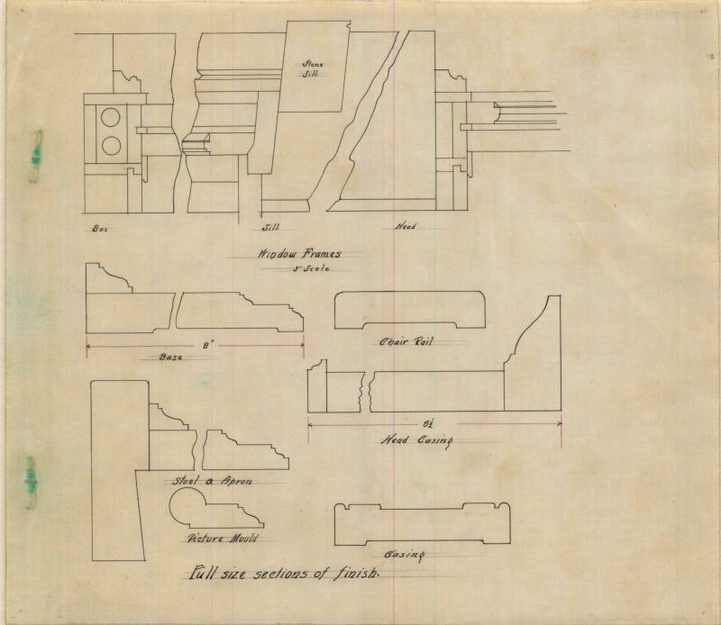 Drawing, Thompson Architectural - U.M. Rose, Little Rock