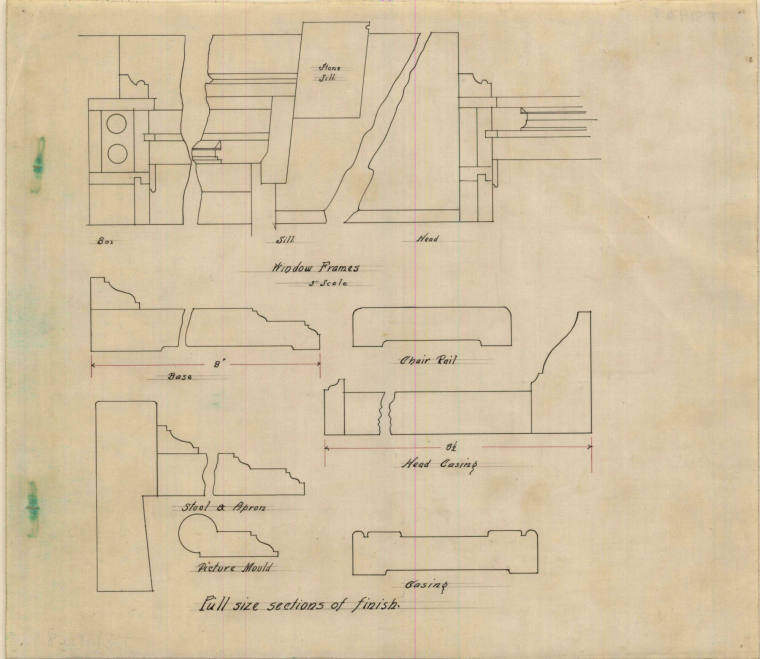 Drawing, Thompson Architectural - U.M. Rose, Little Rock