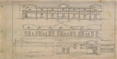 Drawing, Thompson Architectural - W.P. Dortch, Little Rock