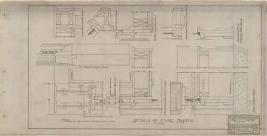 Drawing, Thompson Architectural - W.P. Dortch, Little Rock