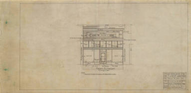 Drawing, Thompson Architectural - Eugene Lankford, DeVall's Bluff