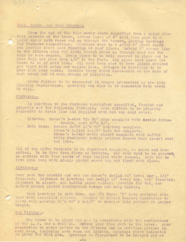 Charles Thompson Work Specifications - Fletcher Chenault, Little Rock