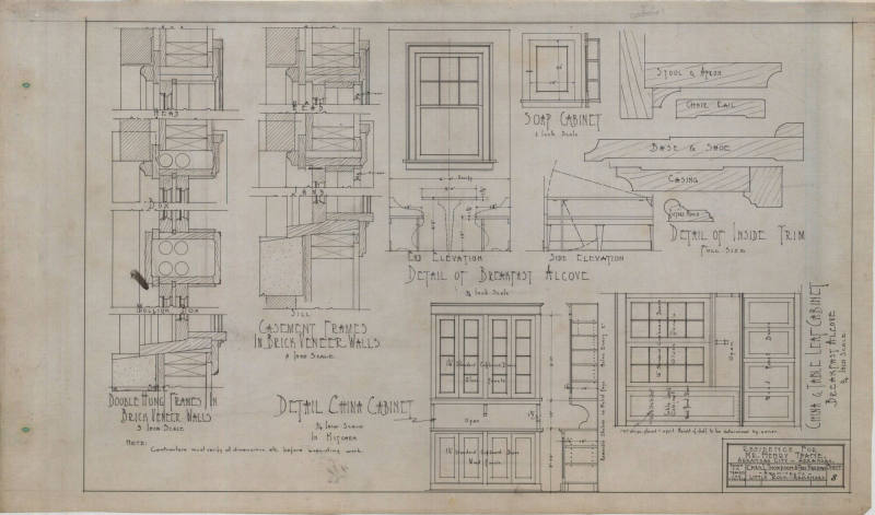 Drawing, Thompson Architectural - Henry Thane, Arkansas City