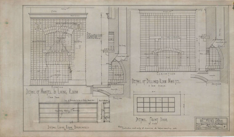 Drawing, Thompson Architectural - Henry Thane, Arkansas City