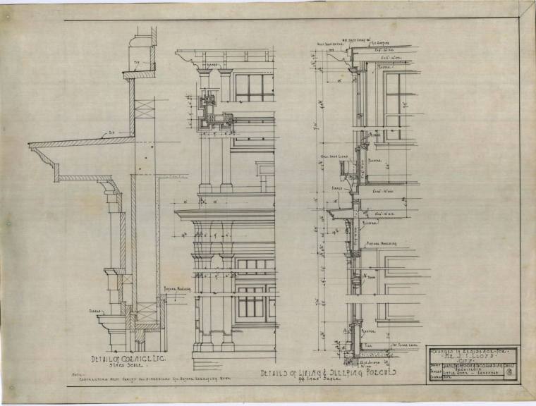 Drawing, Thompson Architectural - J.T. Lloyd, Little Rock