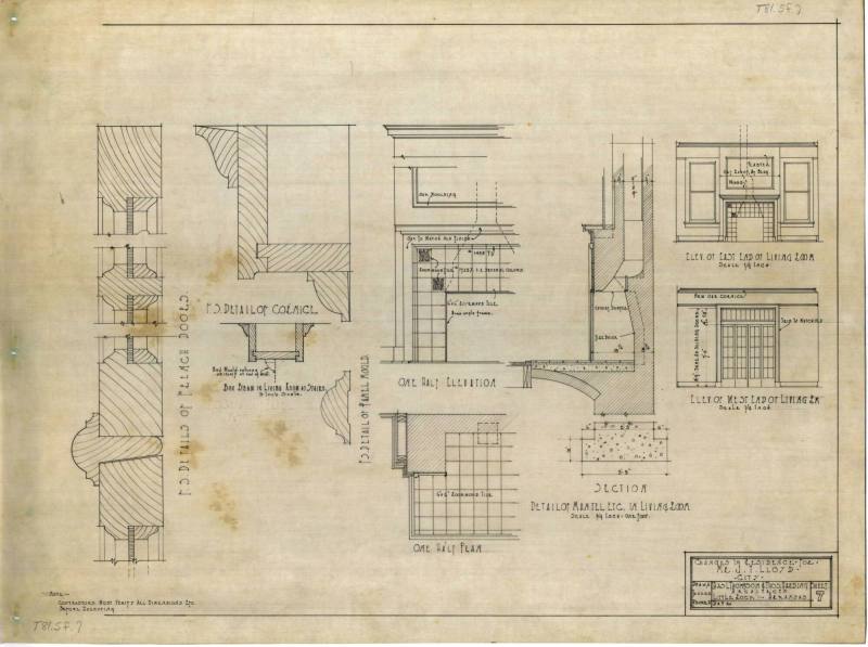 Drawing, Thompson Architectural - J.T. Lloyd, Little Rock