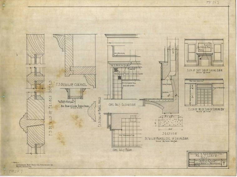 Drawing, Thompson Architectural - J.T. Lloyd, Little Rock