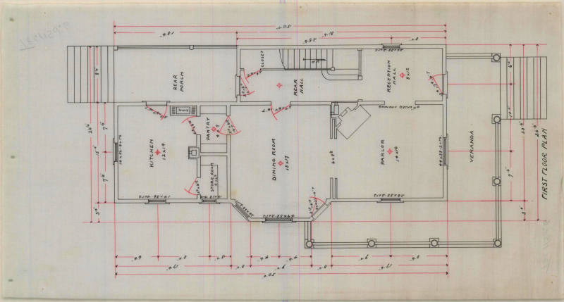 Drawing, Thompson Architectural - S.A. Warner, Jonesboro