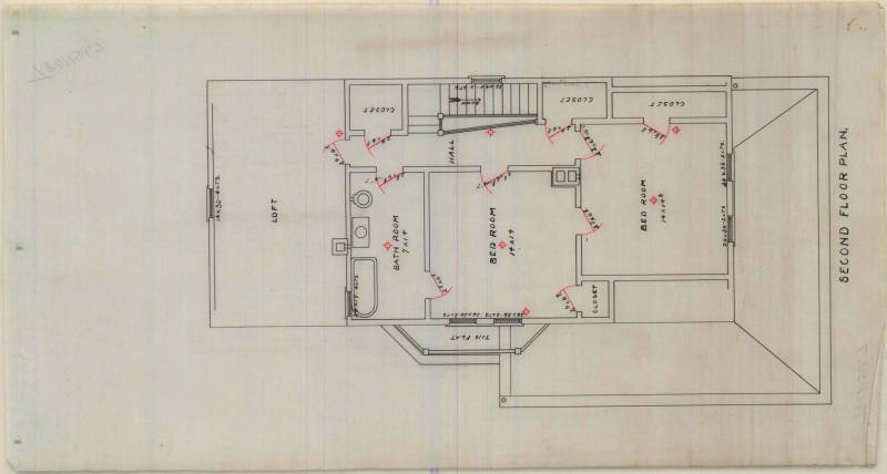 Drawing, Thompson Architectural - S.A. Warner, Jonesboro