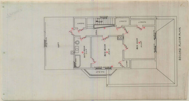 Drawing, Thompson Architectural - S.A. Warner, Jonesboro