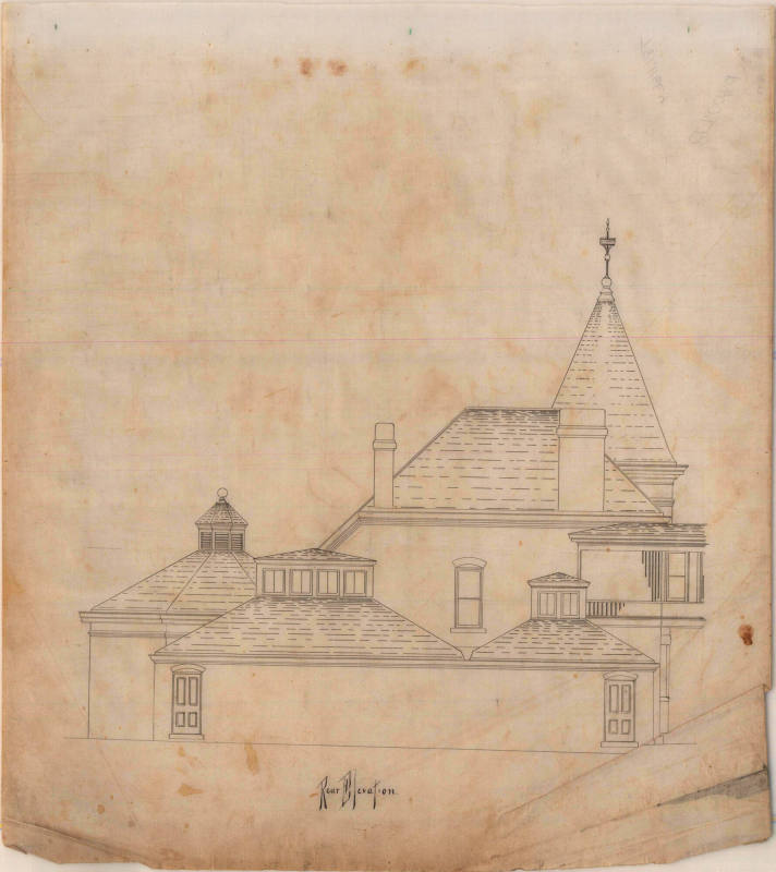 Drawing, Thompson Architectural - Rector Bath House, Hot Springs