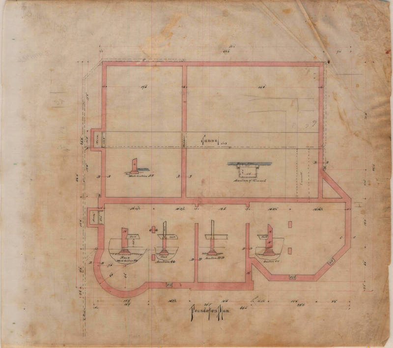 Drawing, Thompson Architectural - Rector Bath House, Hot Springs