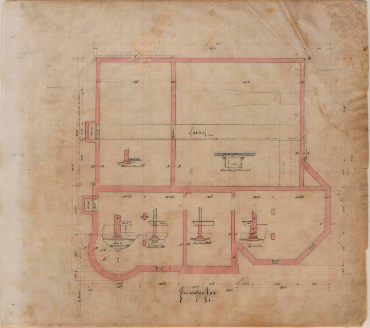 Drawing, Thompson Architectural - Rector Bath House, Hot Springs