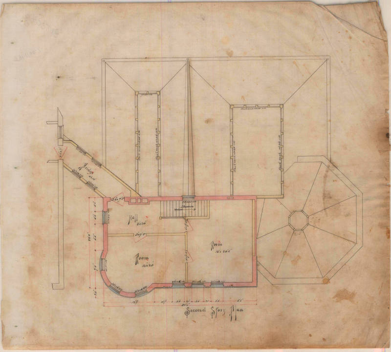 Drawing, Thompson Architectural - Rector Bath House, Hot Springs