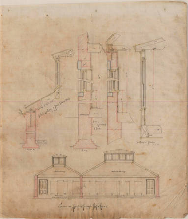 Drawing, Thompson Architectural - Rector Bath House, Hot Springs