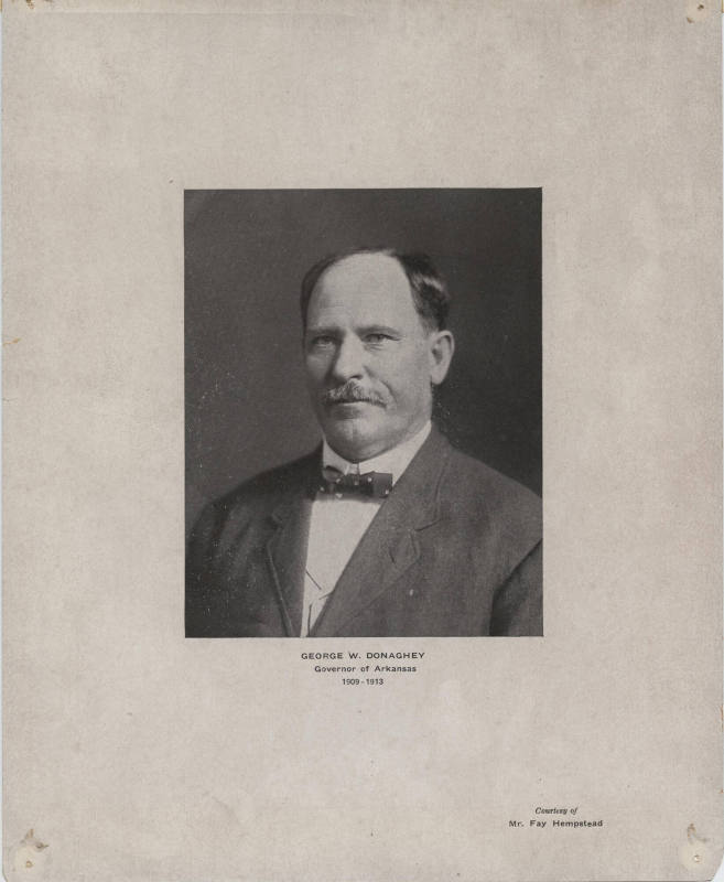 Print, Governor George Donaghey