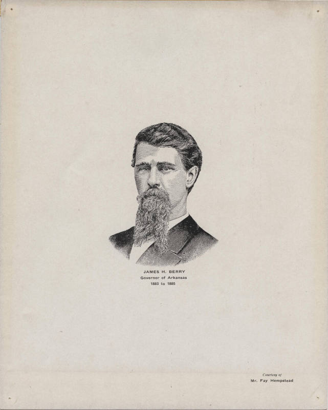 Print, Governor James Berry