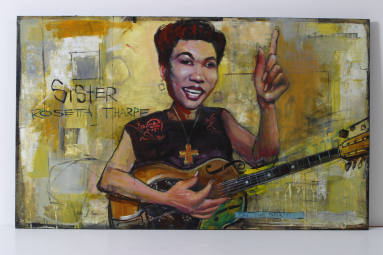 Painting, Sister Rosetta Tharpe