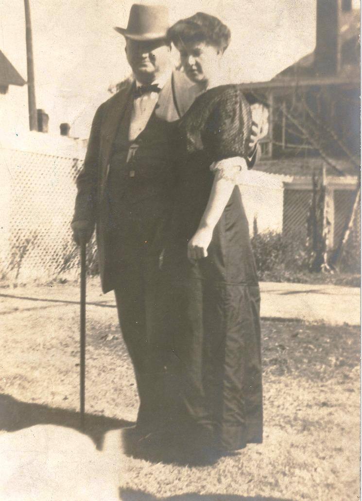 Photograph, Gov. Jeff Davis and Daughter, Bessie