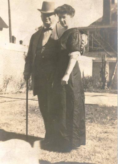 Photograph, Gov. Jeff Davis and Daughter, Bessie