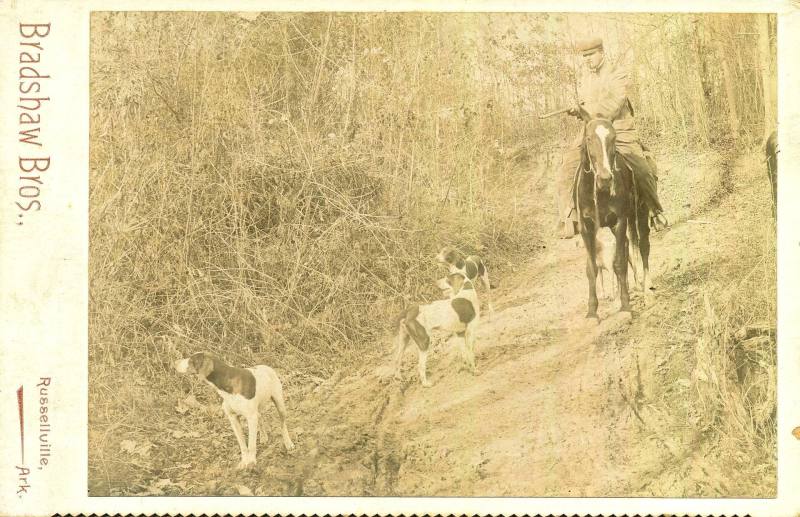 Photograph, Cabinet Card - Jeff Davis hunting