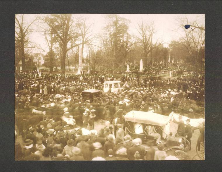 Photograph, Cabinet Card - Gov. Davis Funeral