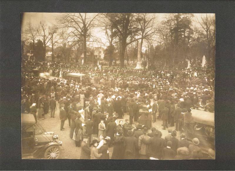 Photograph, Cabinet Card - Gov. Davis Funeral