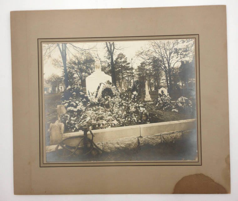 Photograph, Cabinet Card - Gov. Jeff Davis Grave