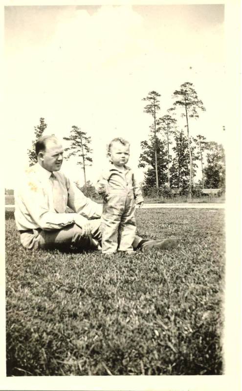 Photograph, Jeff Davis, Jr and Jeff Davis III