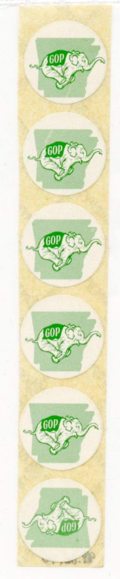 Stickers, Campaign - Arkansas G.O.P.