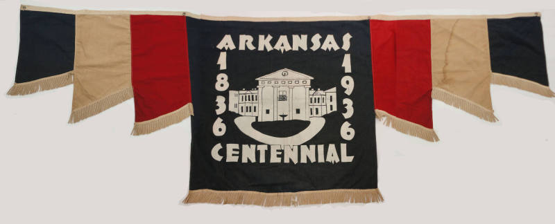 Banner, 1936 Arkansas Centennial 