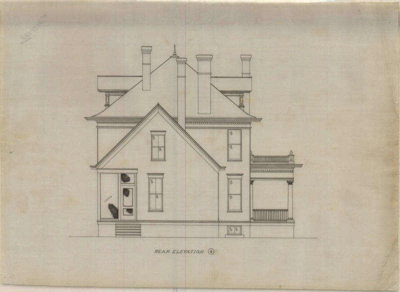 Drawing, Thompson Architectural - Dr. T.P. Kittrell, Texarkana, Arkansas