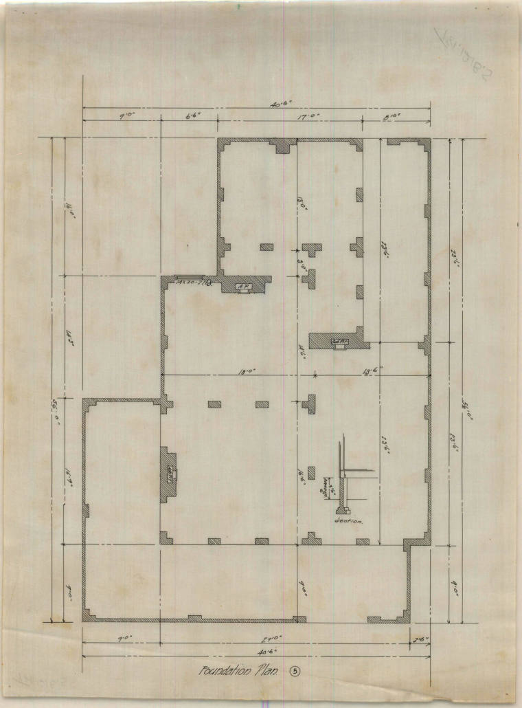 Drawing, Thompson Architectural - Dr. T.P. Kittrell, Texarkana, Arkansas