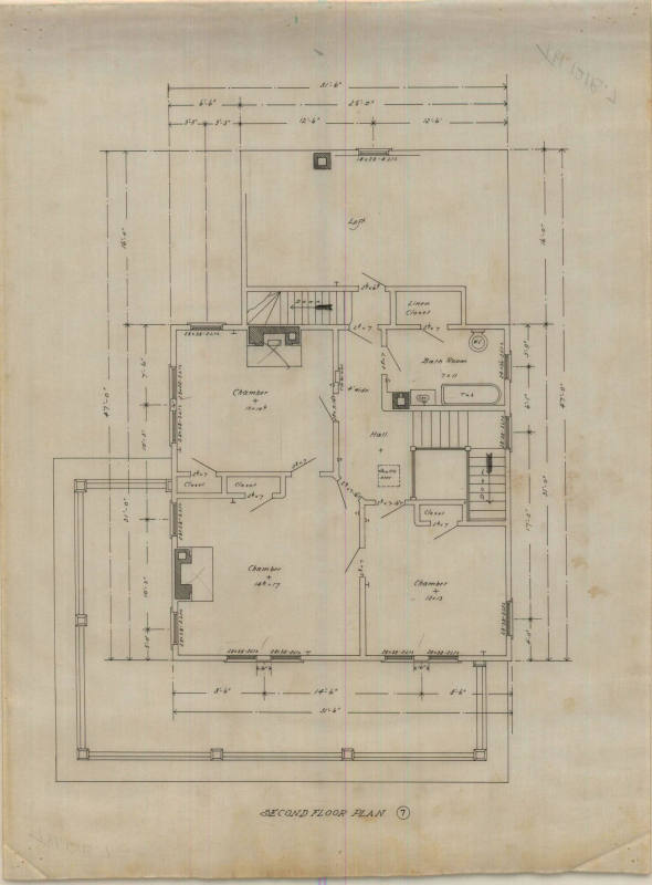 Drawing, Thompson Architectural - Dr. T.P. Kittrell, Texarkana, Arkansas