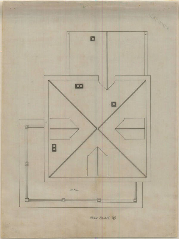 Drawing, Thompson Architectural - Dr. T.P. Kittrell, Texarkana, Arkansas