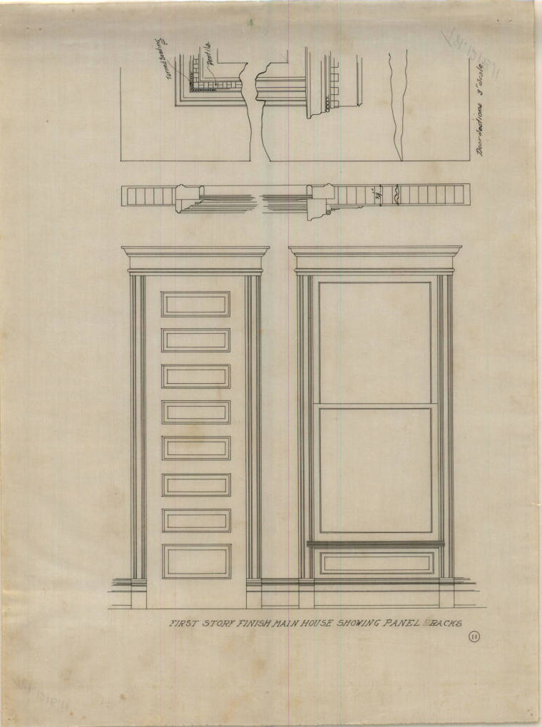 Drawing, Thompson Architectural - Dr. T.P. Kittrell, Texarkana, Arkansas