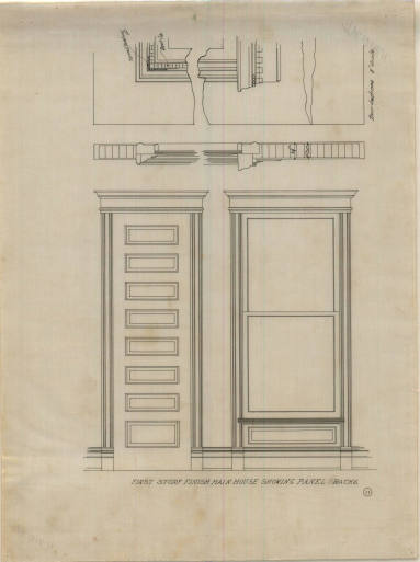 Drawing, Thompson Architectural - Dr. T.P. Kittrell, Texarkana, Arkansas