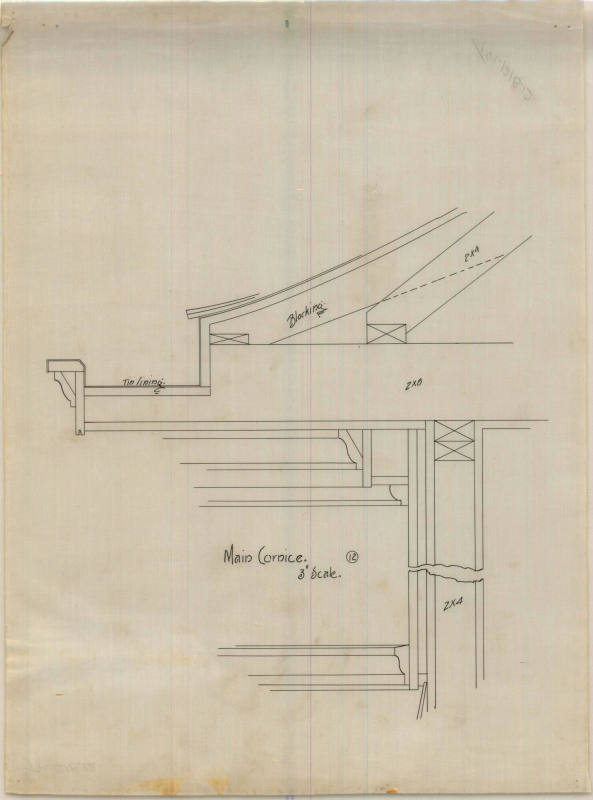 Drawing, Thompson Architectural - Dr. T.P. Kittrell, Texarkana, Arkansas