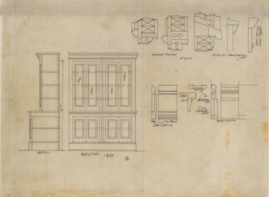 Drawing, Thompson Architectural - Dr. T.P. Kittrell, Texarkana, Arkansas