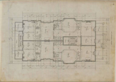 Drawing, Thompson Architectural - M.C. Tombler, Hot Springs, Arkansas