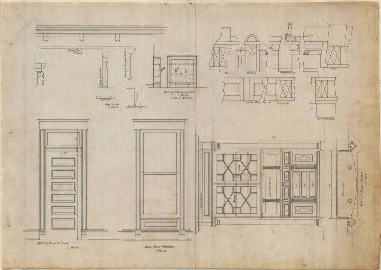 Drawing, Thompson Architectural - M.C. Tombler, Hot Springs, Arkansas