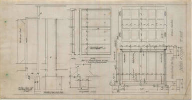 Drawing, Thompson Architectural - Mount Holly Mausoleum, Little Rock, Arkansas