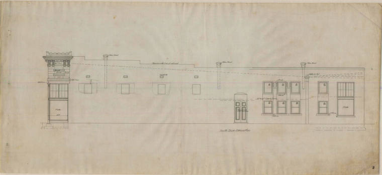 Drawing, Thompson Architectural - Wolff-Goldman (store), Newport, Arkansas