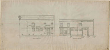 Drawing, Thompson Architectural - Wolff-Goldman (store), Newport, Arkansas