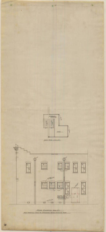 Drawing, Thompson Architectural - Wolff-Goldman (store), Newport, Arkansas