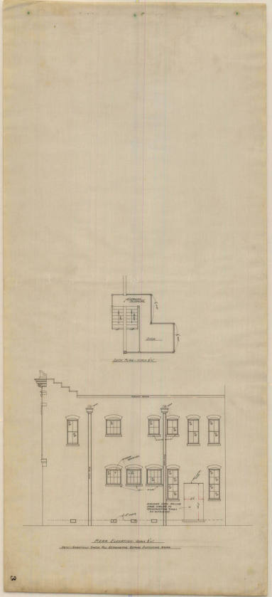 Drawing, Thompson Architectural - Wolff-Goldman (store), Newport, Arkansas