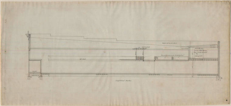 Drawing, Thompson Architectural - Wolff-Goldman (store), Newport, Arkansas